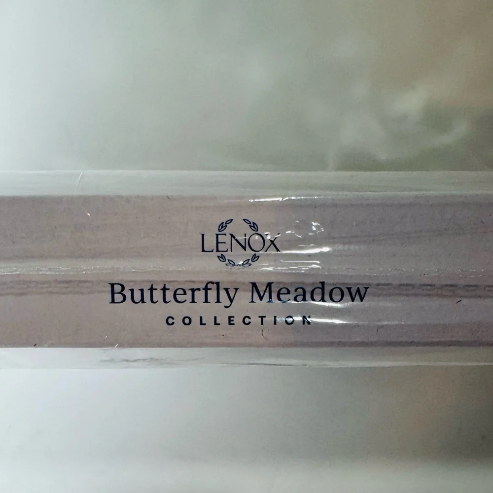 Lenox Pink Purple Butterfly Meadow Floral Cork Placemats - Set of 4 New